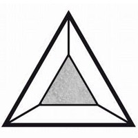 Bevel driehoek 8528733* ijsbloemglas